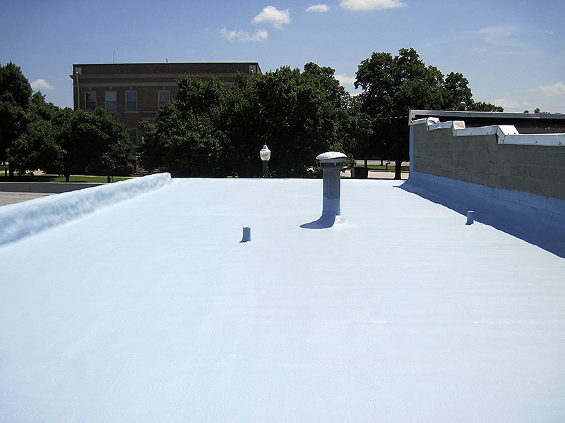 MWE Roofing - Spray Polyurethane Completed Project